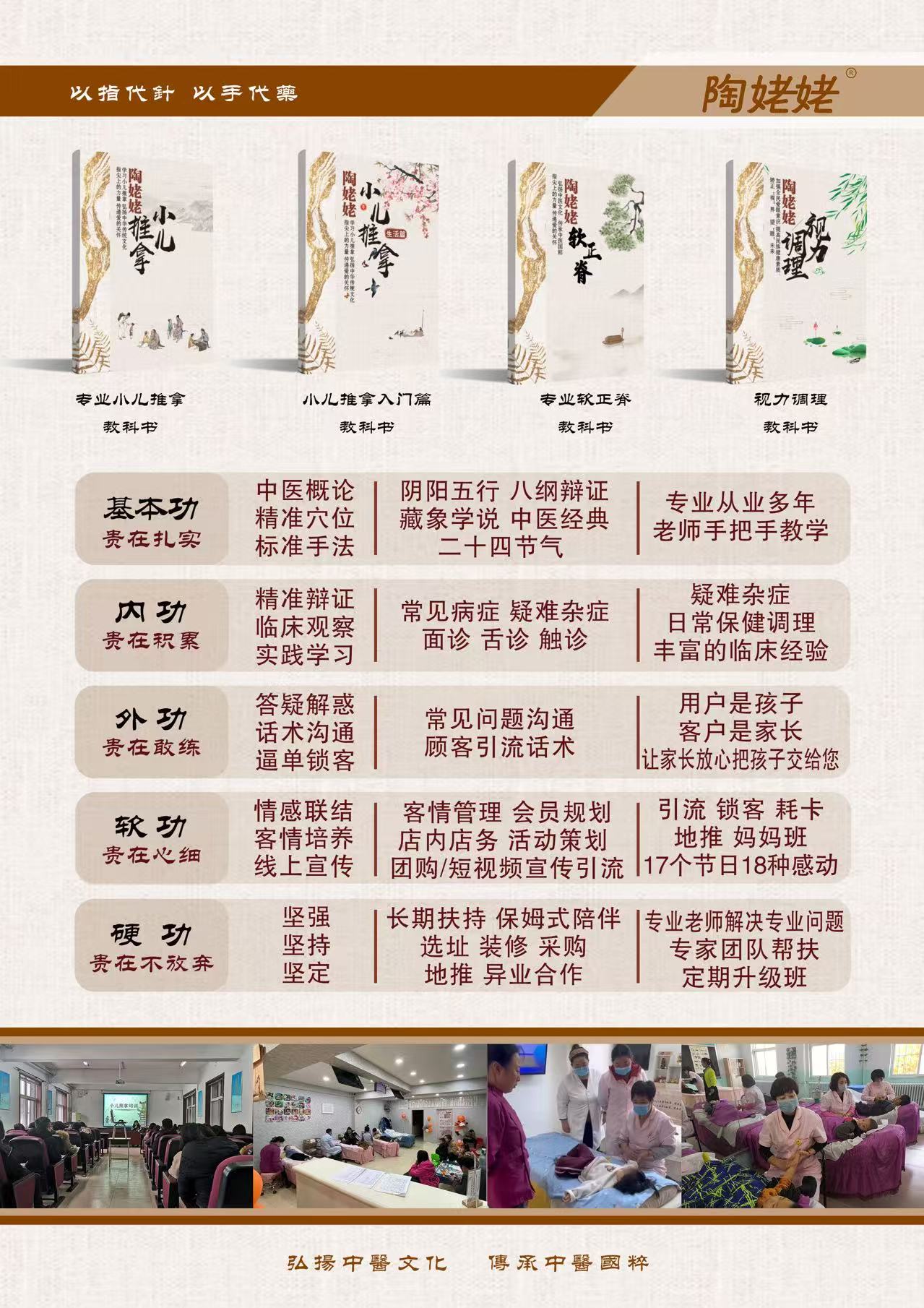 陶姥姥小儿推拿培训体系